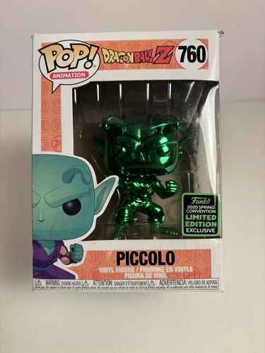 Funko Pop! Dragon Ball Z Piccolo #760 Chrome Green 2020 Spring Convention LE