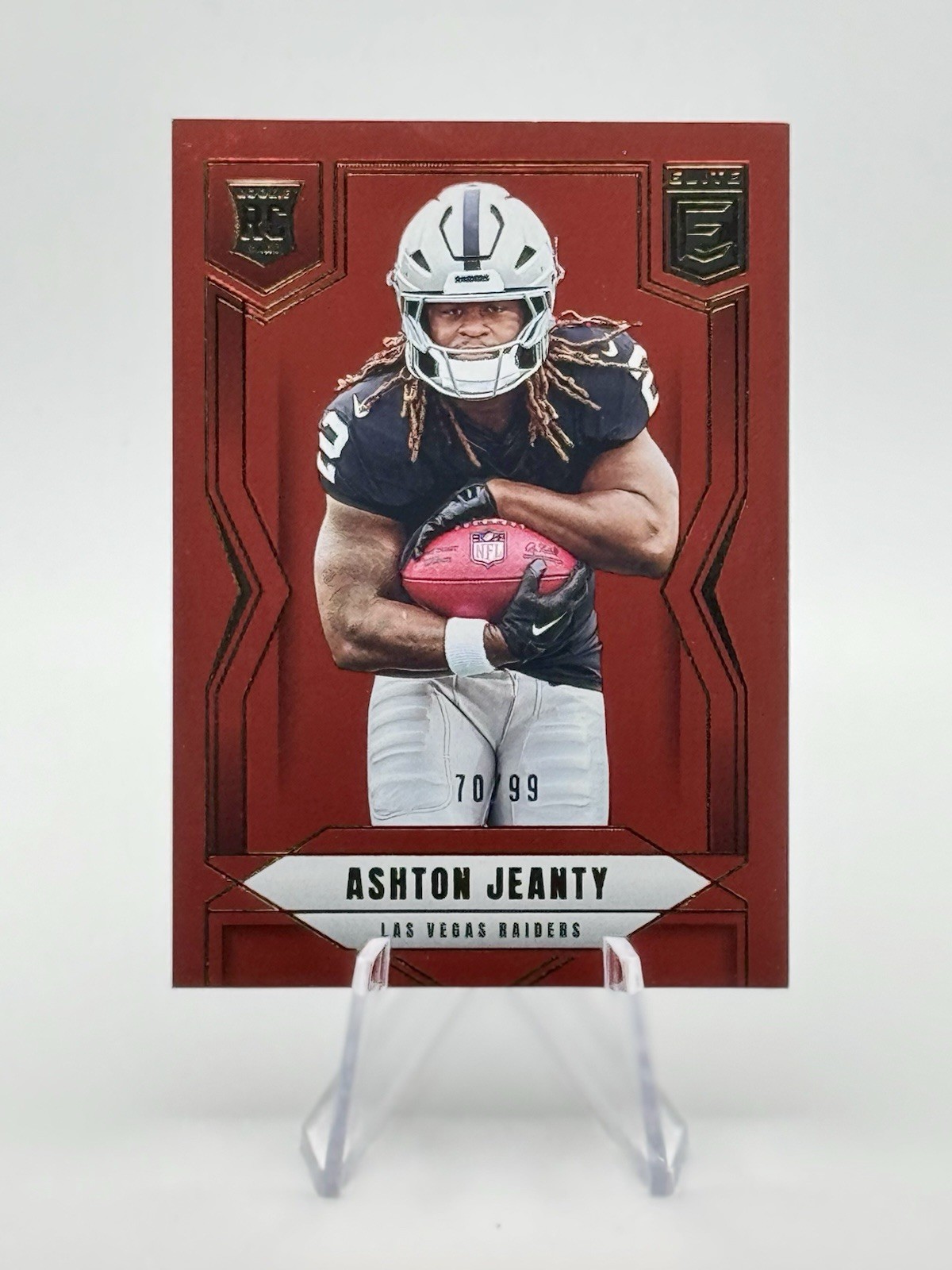 2025 Donruss Elite Ashton Jeanty Rookie Red /99 #113 RC