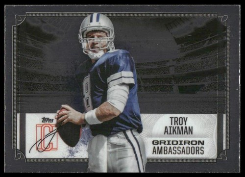 Troy Aikman #GA-25 2024 Topps Signature Class Gridiron Ambassadors card