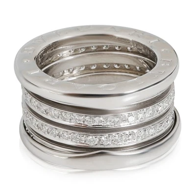 BVLGARI B.Zero1 Drei-Band Diamantring In 18k Weißgold 0,89 CTW - Bild 1 von 4