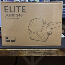 Cooler Master Elite Liquid 240 Black ARGB AIO CPU Cooler - New Factory Sealed