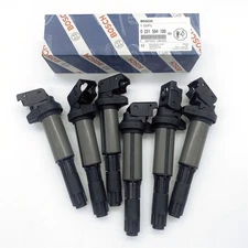 6X Ignition Coil 0221504100 For Bosch BMW 550 545 650 745 750i X5 UF522 UF515