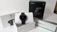 Google Pixel Watch LTE WiFi Unlocked 41mm Matte Black Excellent Bundle