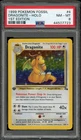 1999 Pokemon Fossil Dragonite Holo 1st Edition 4/62 PSA 8