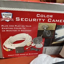 Bunker Hill Security CCTV Wired Color Camera Night Vision Mic Weatherproof 95914