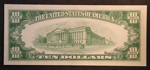 Gem UNC 1950 $10 Richmond district Federal Reserve Note * - Picture 2 of 3