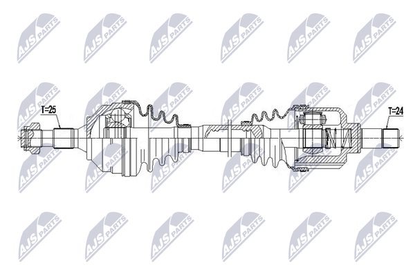NTY Antriebswelle NPW-CT-173 FüR CitroËN-image