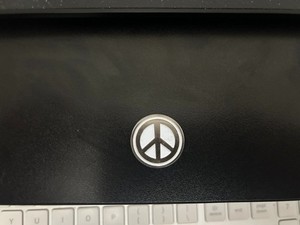 Peace Sign Golf Ball Marker