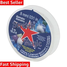 High-Quality 5M Elastic Beading Cord 0.8mm - Easy Knotting for Elegant Jewelry