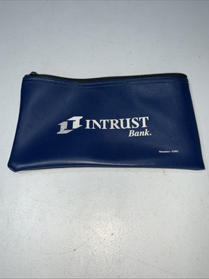 INTRUST Bank Bag Blue & White 