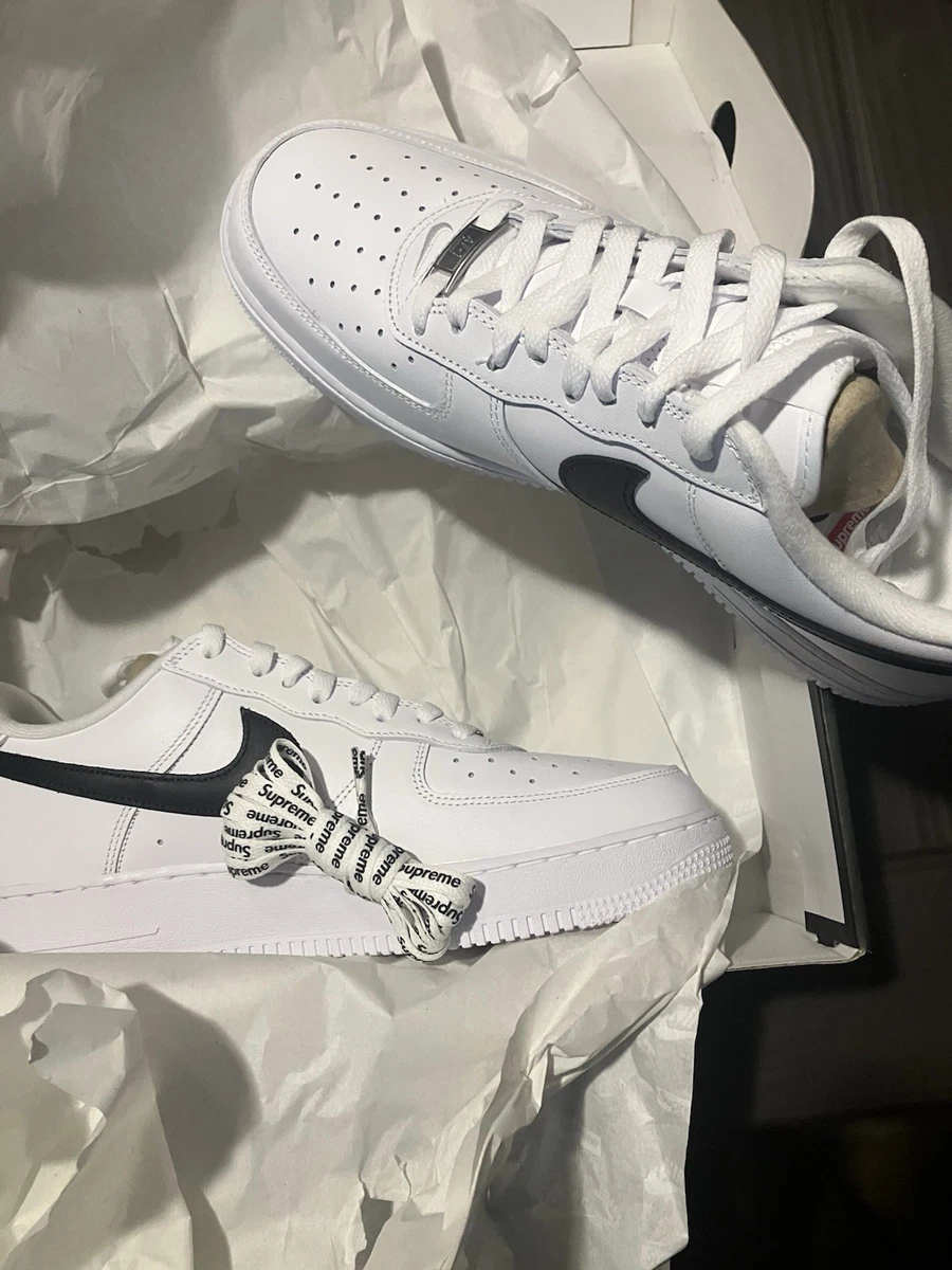 Nike Air Force 1 Supreme White | eBay