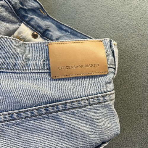 Citizens Of Humanity Women’s Elle Shorts Blue 28 Distressed Cut Off Denim Frayed - Afbeelding 16 van 17