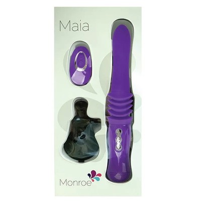 Maia Monroe Thrusting Portable Love Machine-Purple 15''