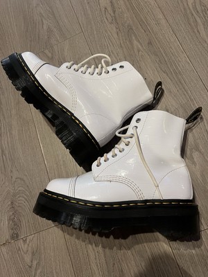 Doc Martens Sinclair Croc Boots Dr Martens Sinclair White Patent