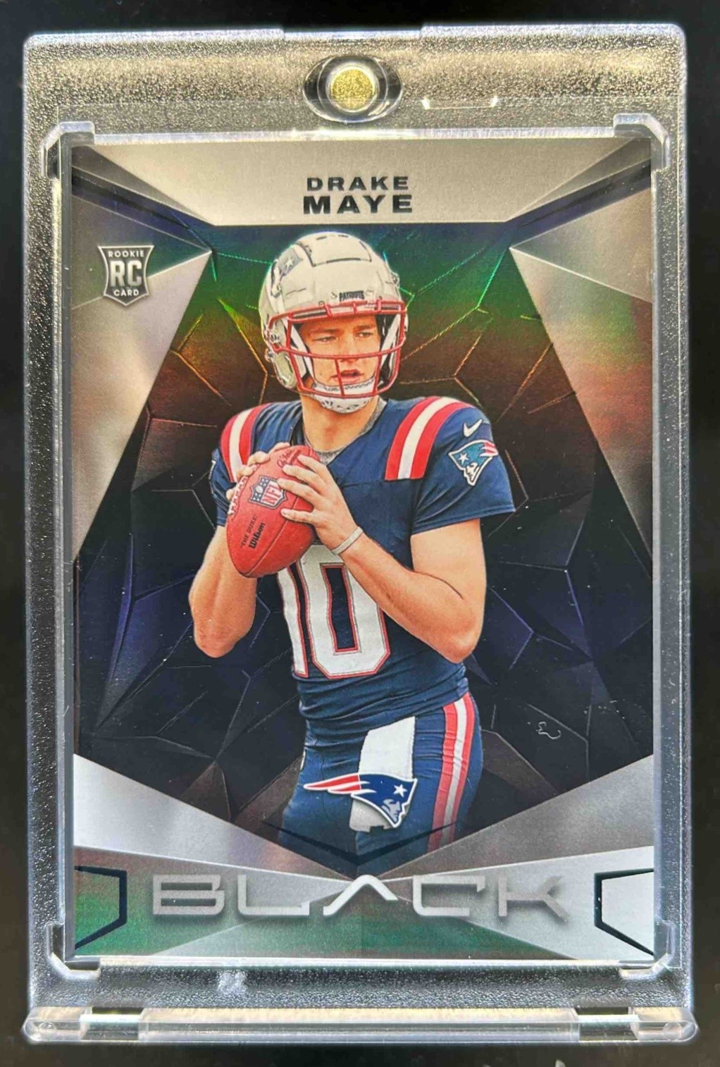 2024 Panini Black Drake Maye Rookies RC Rookie #128 Tar Heels