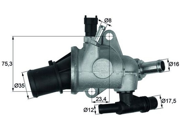 Mahle Thermostat KüHlmittel Ti 142 83 FüR Alfa Giulietta Tbi 940FXC1A Lancia 3-image