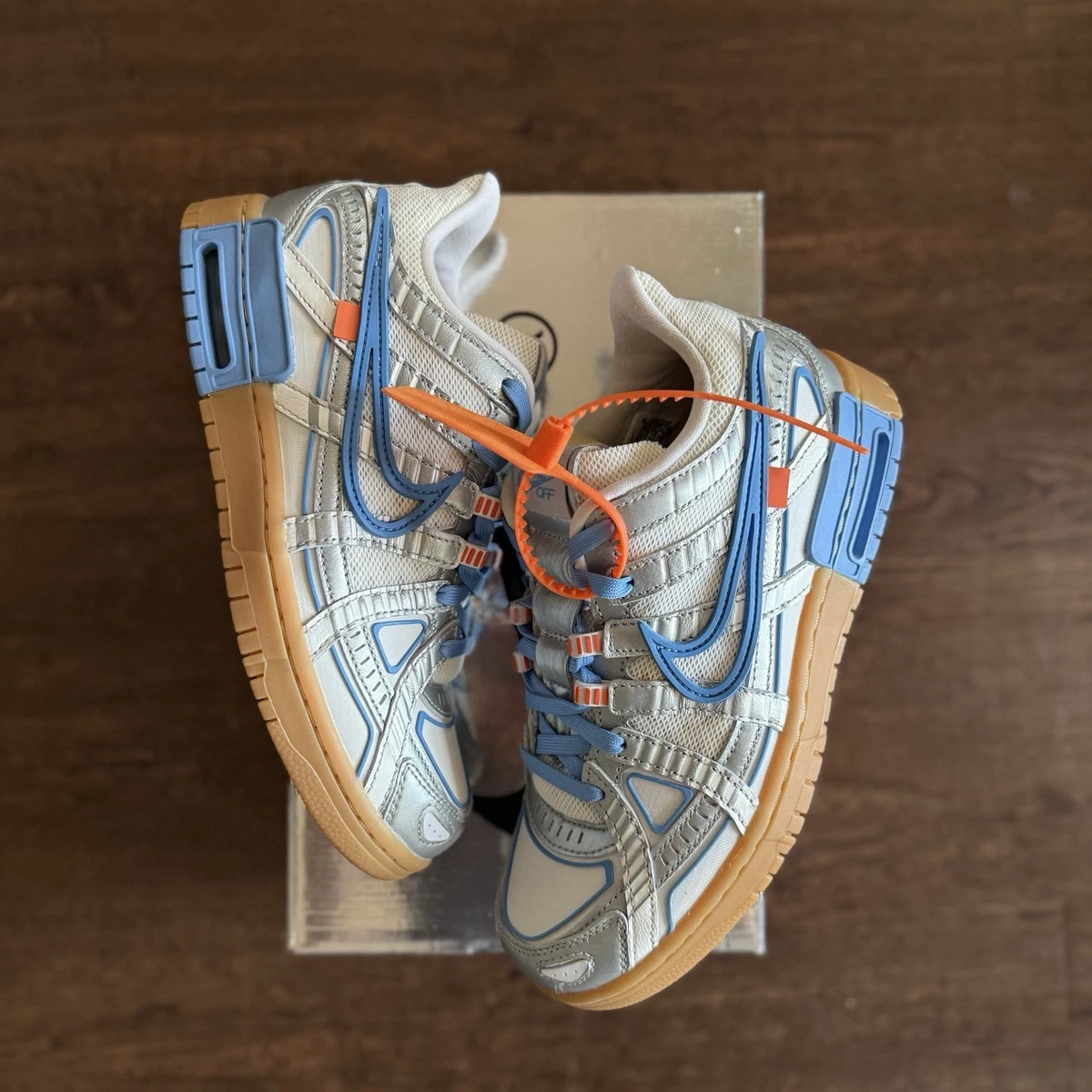 Nike Off-White x Air Rubber Dunk University Blue for Sale