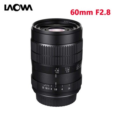 Laowa 60mm F2.8 MF Full Frame Ultra Macro Prime Lens for Canon EF-mount Camera