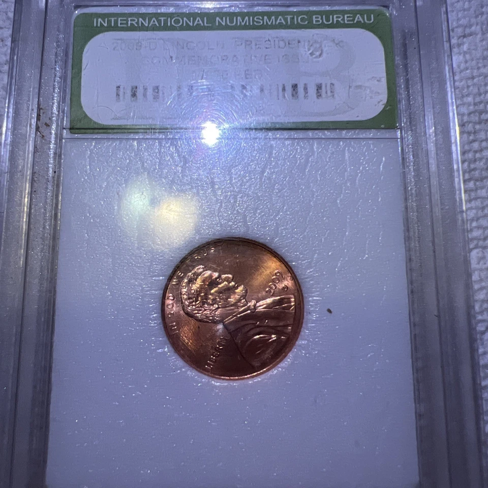 2009-D Lincoln Cent Graded-MS67 Red Commemorative Issue penny  - Image 2 of 4
