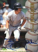 1995 Classic Five Sport Autograph Brad Fullmer Montreal Expos Rookie Insert Auto