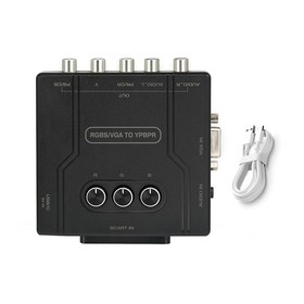 RGBS VGA to YPBPR Component Converter SCART to YPBPR for N64 PS1 PS2 Dreamcast j