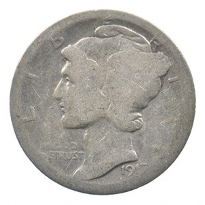 1917 Mercury Dime Estate Coin Collection *935