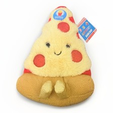NEW FAO Schwarz Glow Brights Plush Pizza Slice Toy LED Lights Sound 11  NWT