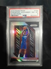 2018-19 Panini Prizm - Shai Gilgeous-Alexander #184 Silver Prizm (RC) Psa 8