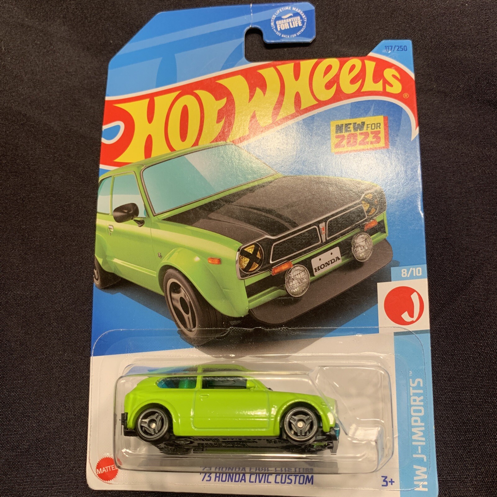 2023 Hot Wheels '73 Honda Civic Custom Green 117/250 HW JImports 8