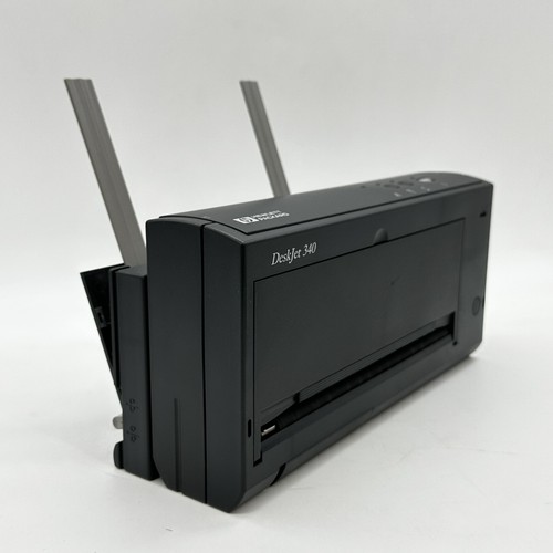 Vintage HP DeskJet 340 Portable Monochrome Printer Parallel POWERS ON READ BELOW - Picture 9 of 16