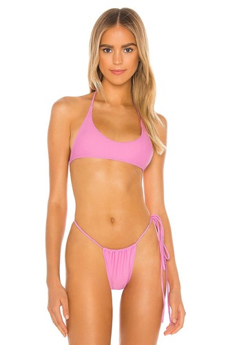 INFERIOR DE BIKINI DESCARADA MINIMAL ANIMAL DIVINO ROSA ""SERENIDAD"" CINTURA AJUSTABLE (S - Imagen 2 de 6
