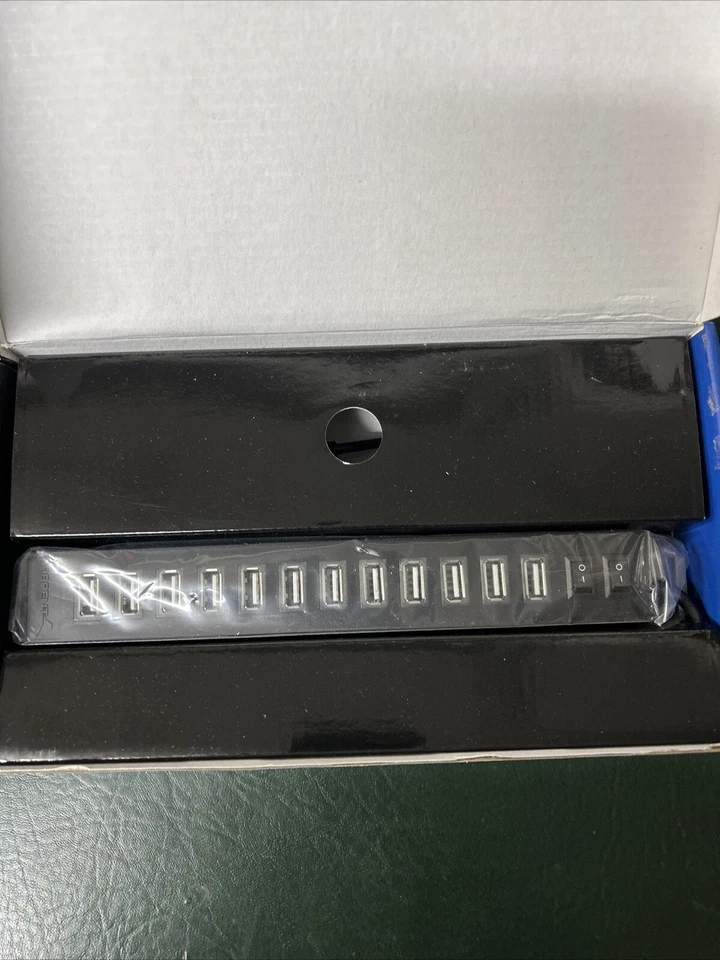 Sabrent 13 Port USB 2.0 Hub With Power Adapter In Box - Image 2 of 3