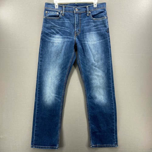 Levi's 504 Jeans Mens 32 Casual Regular Straight Dark Wash Blue Denim 32x30  | eBay