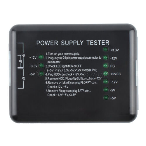 PC Computer Power Supply Tester ATX Power Supply Diagnostic Instrument Tester - Bild 5 von 7