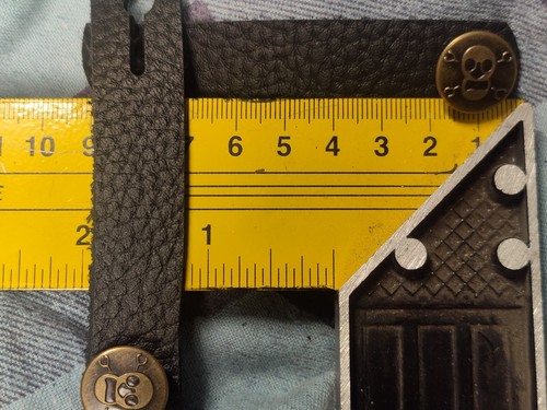 X5 Leather Button Type Vest Extenders #84 - Picture 7 of 8