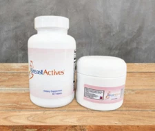 Breast Actives All Natural Breast Enhancement Topical Cream & Dietary Supplement