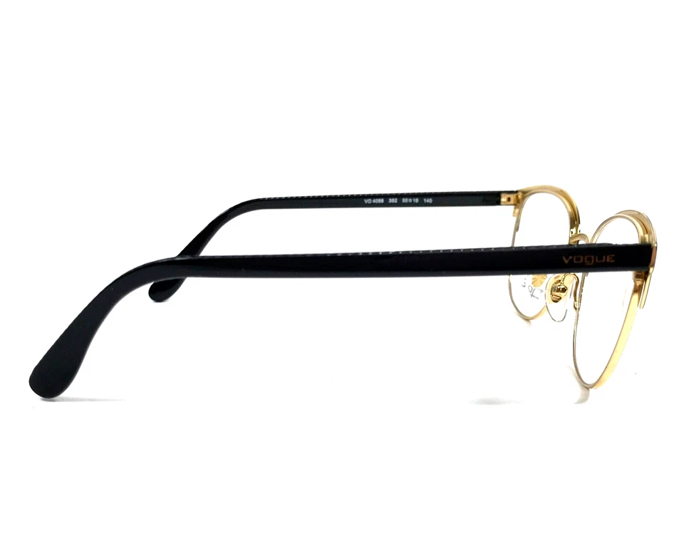 Monturas para gafas Vogue VO4088 352 negro dorado ojo de gato borde completo 50-18-140 Foto 3 de 4