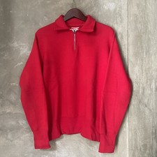 Vintage The Real Mccoy Heavyweight Sweathsirt Half Zip Afterhood Sportswear