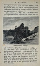 Copperplate engraving Schüttermühle in Schutterthal with text Franconian Switzerland S6_32