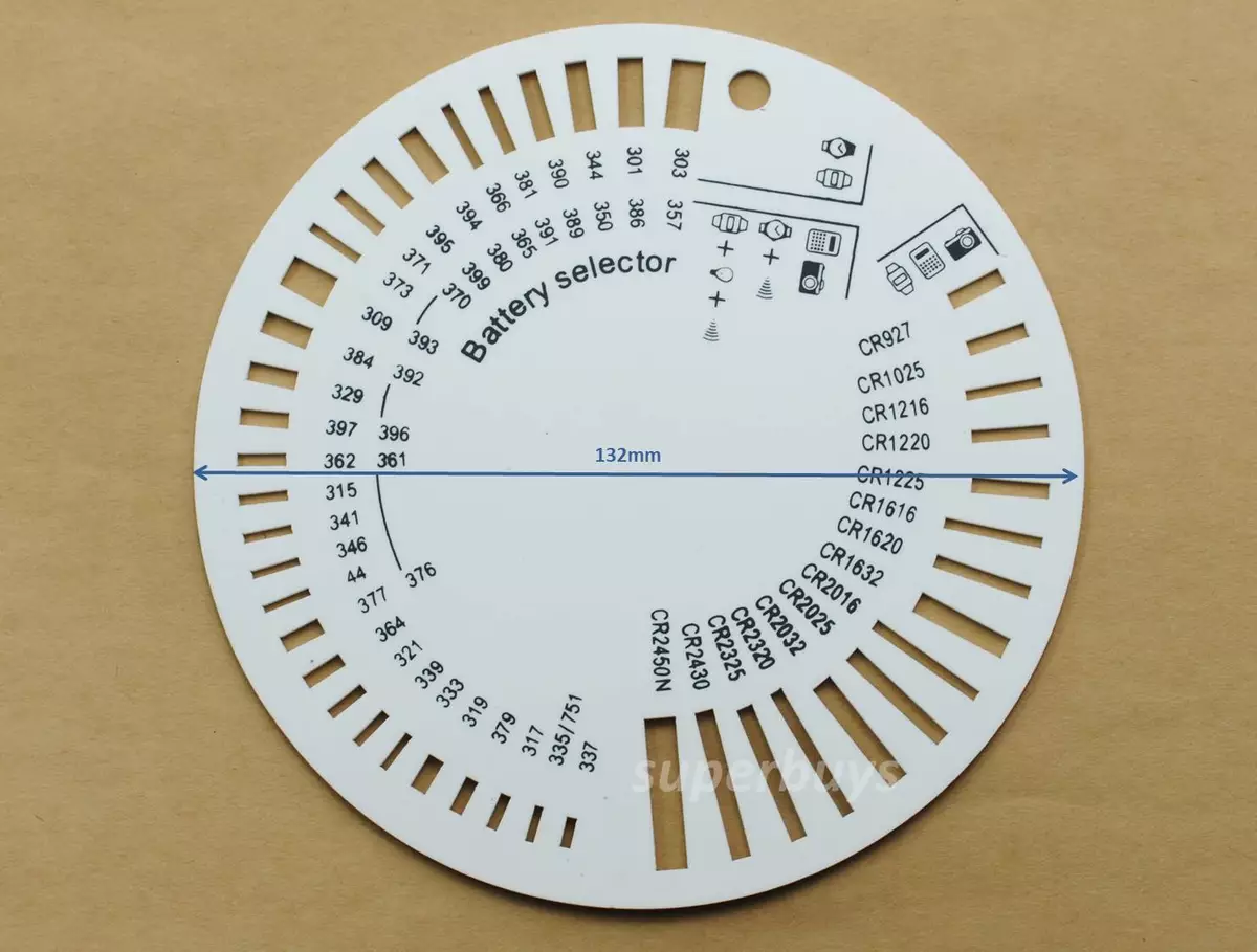 Coin cell sizes sale