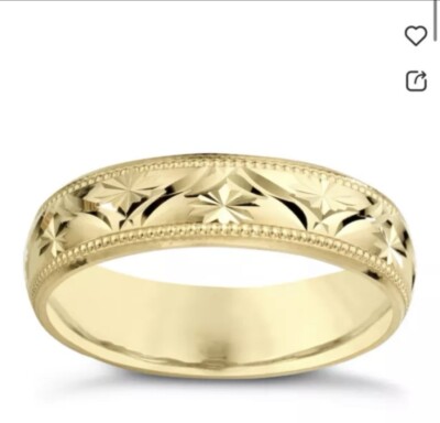 H Samuel 9ct Yellow Gold Ring Size U UK