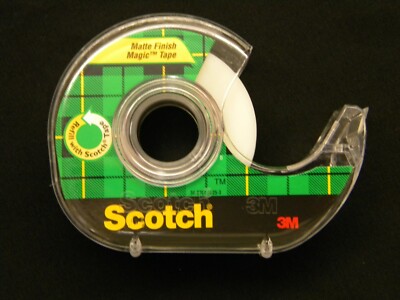 3M SCOTCH Magic Tape w/Handy Dispenser 65% More 3/4'' x 1100'' Transparent Tape