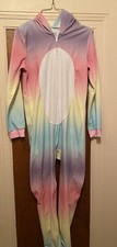 Pijama con Capucha Carters Arco Iris Unicornio Pijama Niño Talla 10