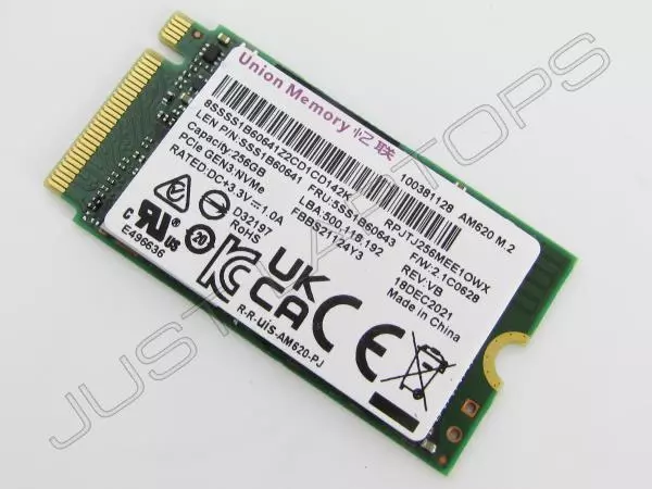 Union Memory 256GB M.2 NVMe 2242 PCIe Gen3 Solid State Drive SSD