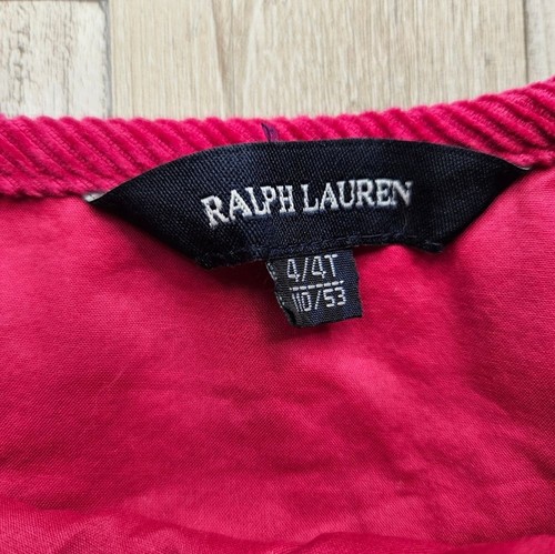 Ralph Lauren 4 4T Cordoruy Skirt Magenta Pink Ruffle - Picture 5 of 6