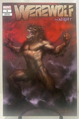Werewolf by Night #1 Lucio Parrillo Trade Variant Cover Marvel Comics 2020