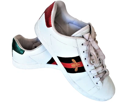 Basket GUCCI Ace en cuir femme - Photo 1/4