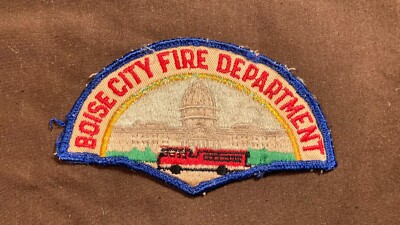 Boise Idaho Fire Department Patch Firefighter Vintage ID