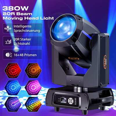 380W 20R 17Gobo 16+48 Prisma Beam Moving Head Bühnenlicht Disco Scheinwerfer DMX