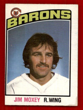 1976-77 O-Pee-Chee #349 Jim Moxey RC Rookie NMMT